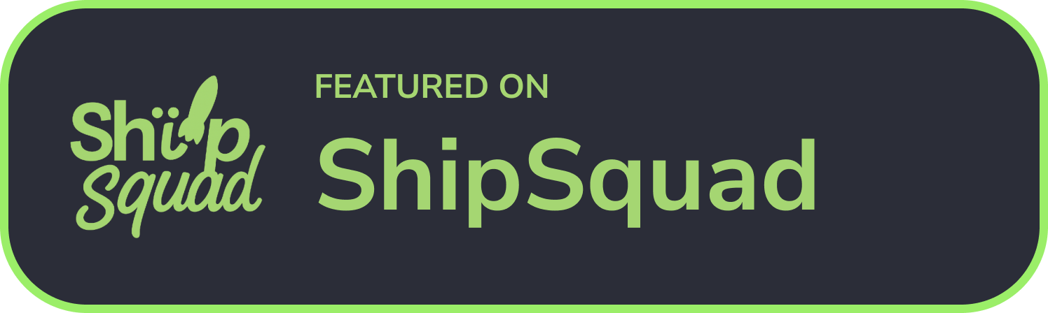 Featured on ShipSquad