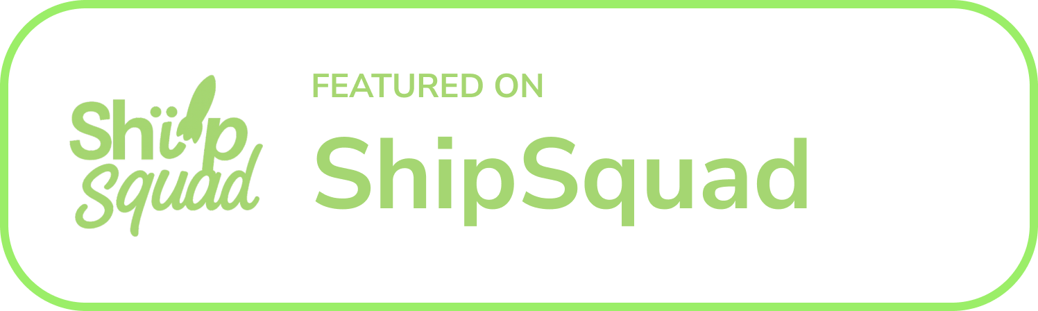 Featured on ShipSquad